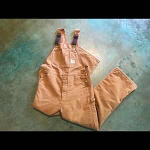 Tan Carhartt Overalls